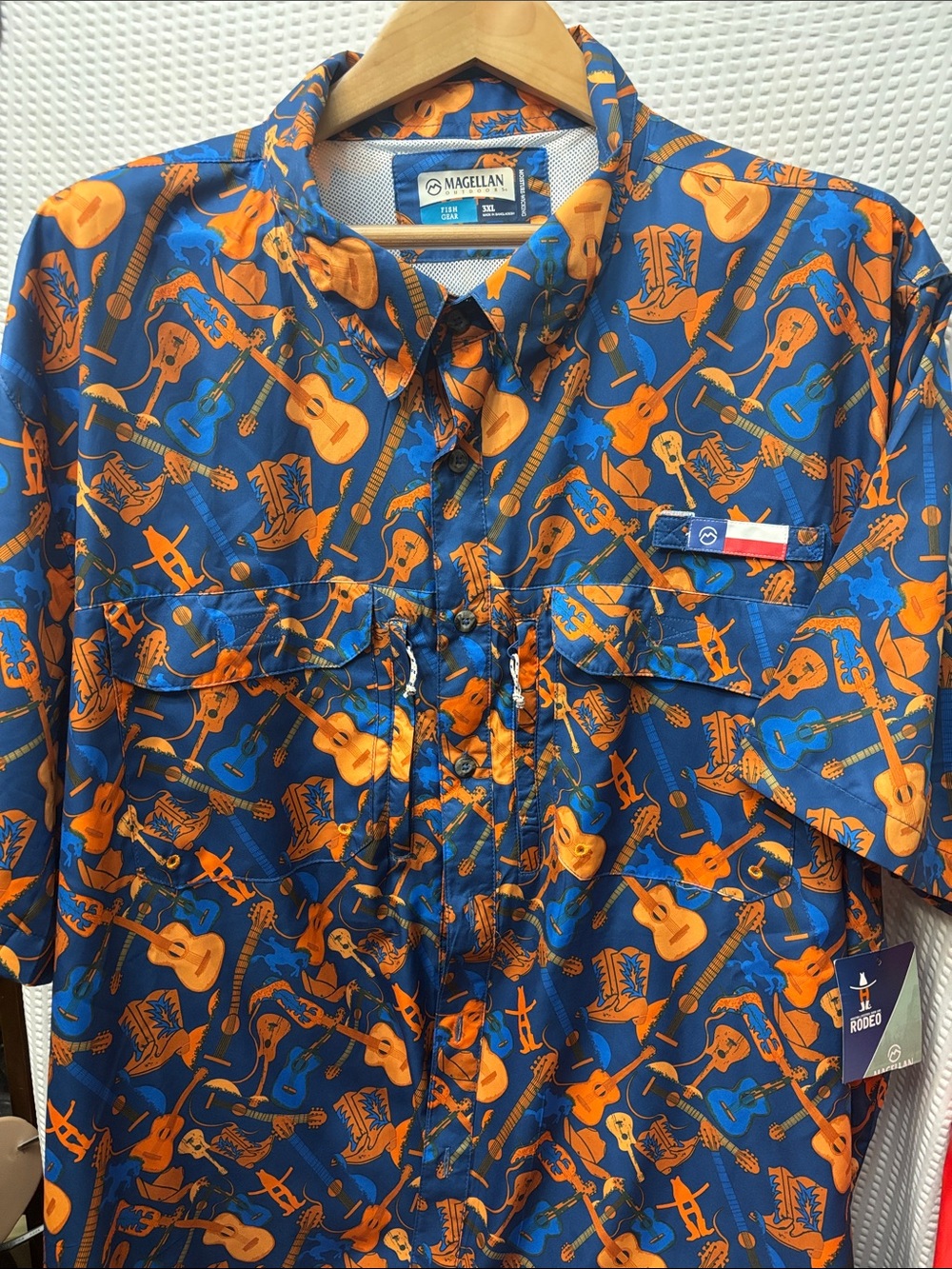 Magellan Outdoors Mens 3XL “Rodeo” fishing shirt